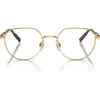 Dolce & Gabbana Dolce&gabbana 52mm Phantos Optical Glasses In Gold