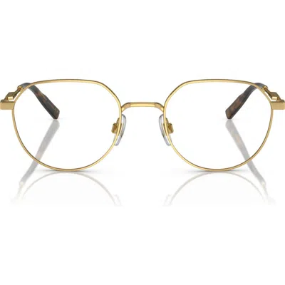 Dolce & Gabbana Dolce&gabbana 52mm Phantos Optical Glasses In Gold