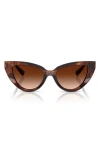Dolce & Gabbana Dolce&gabbana 52mm Polarized Cat Eye Sunglasses