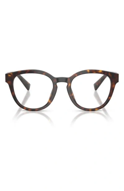 Dolce & Gabbana Dolce&gabbana 52mm Polarized Phantos Optical Glasses In Havana