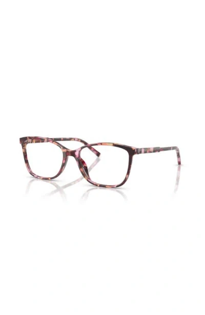 Dolce & Gabbana Dolce&gabbana 52mm Rectangle Optical Glasses In Multi