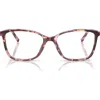 Dolce & Gabbana Dolce&gabbana 52mm Rectangular Optical Glasses In Brown