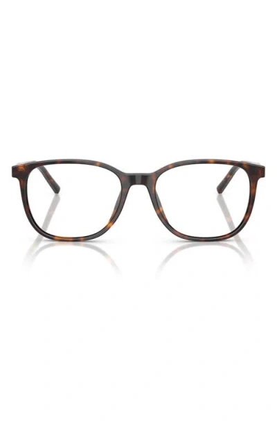 Dolce & Gabbana Dolce&gabbana 53mm Pillow Optical Glasses In Brown