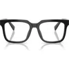 Dolce & Gabbana Dolce&gabbana 53mm Polarized Square Optical Glasses In Black