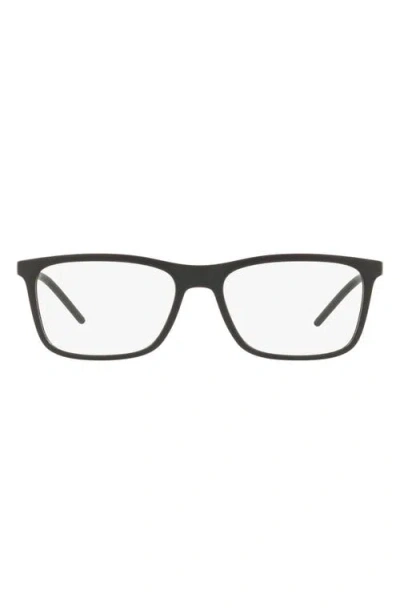 Dolce & Gabbana Dolce&gabbana 53mm Rectangular Optical Glasses In Black