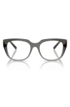 Dolce & Gabbana Dolce&gabbana 53mm Square Optical Glasses In Black