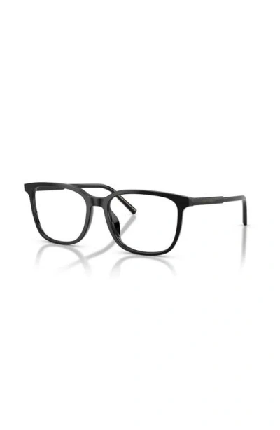 Dolce & Gabbana Dolce&gabbana 53mm Square Optical Glasses In Black