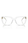 Dolce & Gabbana Dolce&gabbana 53mm Square Optical Glasses In Transparent