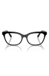 Dolce & Gabbana Dolce&gabbana 54mm Butterfly Optical Glasses In Black