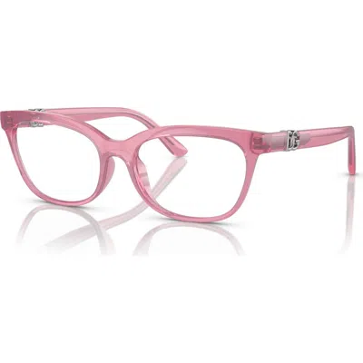 Dolce & Gabbana Dolce&gabbana 54mm Butterfly Optical Glasses In Pink