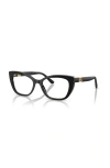 Dolce & Gabbana Dolce&gabbana 54mm Cat Eye Optical Glasses In Black