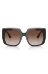 Dolce & Gabbana Capri Square-frame Sunglasses In Gold