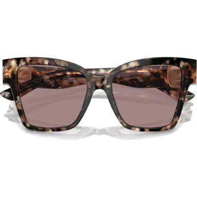 Dolce & Gabbana Dolce&gabbana 54mm Gradient Square Sunglasses In Purple