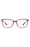 Dolce & Gabbana Dolce&gabbana 54mm Rectangular Optical Glasses In Purple