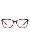 Dolce & Gabbana Dolce&gabbana 54mm Rectangular Optical Glasses In Brown