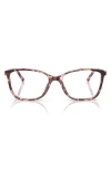 Dolce & Gabbana Dolce&gabbana 54mm Rectangular Optical Glasses In Brown