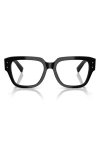Dolce & Gabbana Dolce&gabbana 54mm Square Optical Glasses In Black