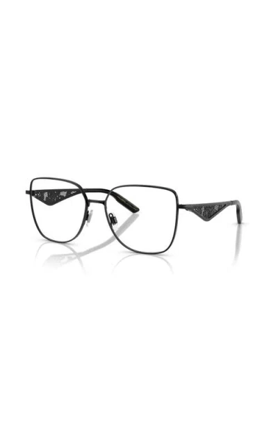 Dolce & Gabbana Dolce&gabbana 54mm Square Optical Glasses In Black