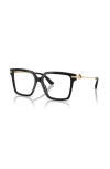 Dolce & Gabbana Dolce&gabbana 54mm Square Optical Glasses In Black