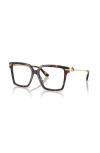 Dolce & Gabbana Dolce&gabbana 54mm Square Optical Glasses In Brown