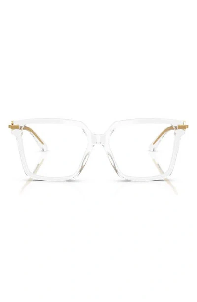 Dolce & Gabbana Dolce&gabbana 54mm Square Optical Glasses In Neutral