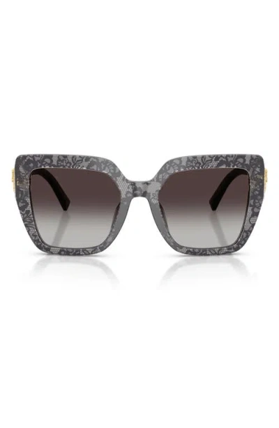 Dolce & Gabbana Squared Sunglasses 0 Dg4438 32878 G In Gray