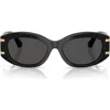 Dolce & Gabbana Dolce&gabbana 55mm Oval Sunglasses