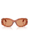 Dolce & Gabbana Dolce&gabbana 55mm Oval Sunglasses In Multi