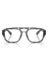 Dolce & Gabbana Dolce&gabbana 55mm Pilot Optical Glasses In Black