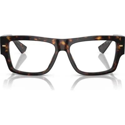 Dolce & Gabbana Dolce&gabbana 55mm Rectangular Optical Glasses