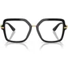 Dolce & Gabbana Dolce&gabbana 55mm Square Optical Glasses In Black