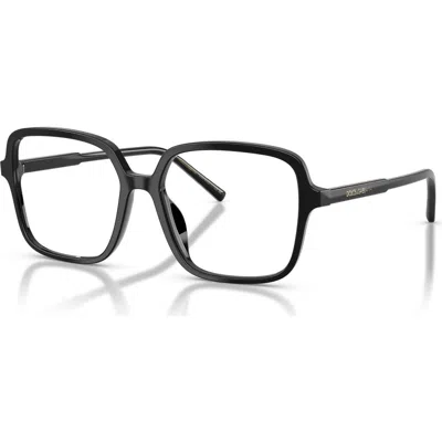Dolce & Gabbana Dolce&gabbana 55mm Square Optical Glasses In Black
