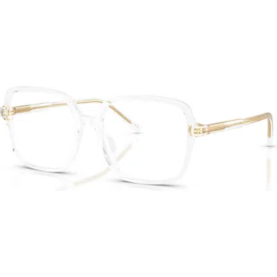 Dolce & Gabbana Dolce&gabbana 55mm Square Optical Glasses In White