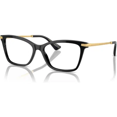 Dolce & Gabbana Dolce&gabbana 56mm Rectangle Optical Glasses In Multi