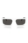 Dolce & Gabbana Logo-detail Sunglasses In White