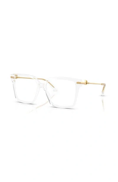 Dolce & Gabbana Dolce&gabbana 56mm Square Optical Glasses In White