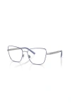Dolce & Gabbana Dolce&gabbana 57mm Butterfly Optical Glasses In Blue