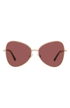 Dolce & Gabbana Dolce&gabbana 58mm Butterfly Sunglasses