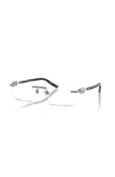 Dolce & Gabbana Dolce&gabbana 60mm Rectangle Optical Glasses In Pattern