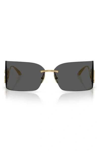 Dolce & Gabbana Dolce&gabbana 79mm Oversize Rectangular Sunglasses In Multi