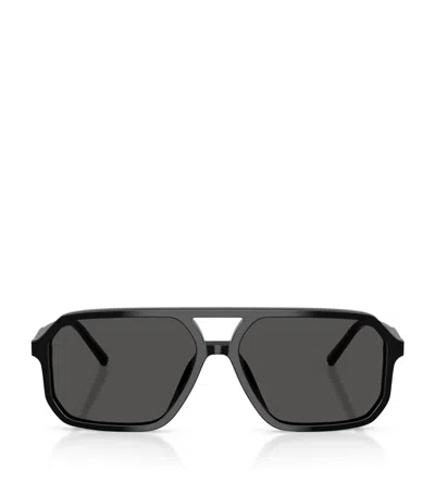 Dolce & Gabbana Dolce&gabbana Acetate Dg4541 Pilot Sunglasses In Black