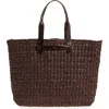 Dolce & Gabbana Dolce&gabbana Adamo Raffia Shopper Bag In Brown