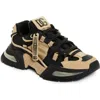 Dolce & Gabbana Dolce&gabbana Airmaster Low Top Sneaker In Beige/nero