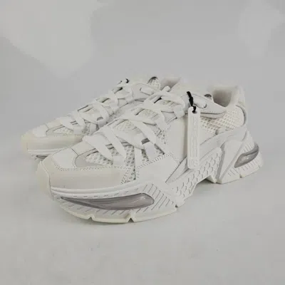 Pre-owned Dolce & Gabbana Dolce&gabbana Airmaster Men's White Sneakers