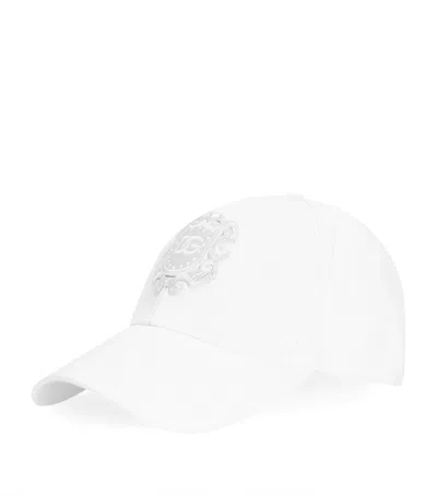 Dolce & Gabbana Dolce&gabbana Appliqué Baseball Cap In White