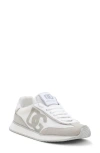 Dolce & Gabbana Dg Cushion Mixed-material Sneakers In White Grey