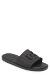 Dolce & Gabbana Sandals Slides With Cut-out Detail In Black