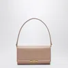 Dolce & Gabbana Marlene Calf Leather Shoulder Bag In Cream