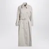 Dolce & Gabbana Beige Trench In Cotton Drill