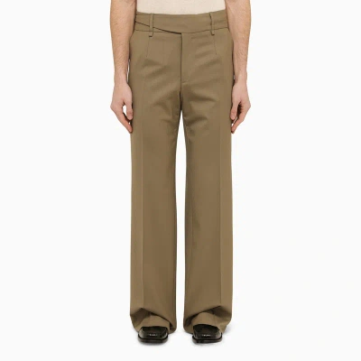 Dolce & Gabbana Beige Wool Tailored Trousers